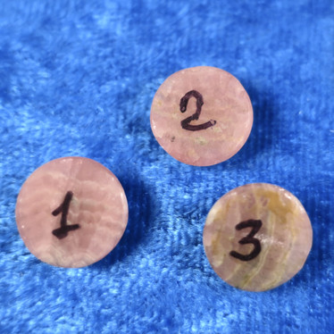 Kapussi rodokrosiitti 12mm pyöreä cabochon