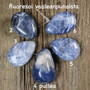 Riipus sodaliitti porattu 30mm, fluoresoi vaaleanpunaista. Valitse 2-6
