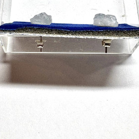 Korvakorut selestiitti enkelikivi kide nappikorvakorut  SEL5