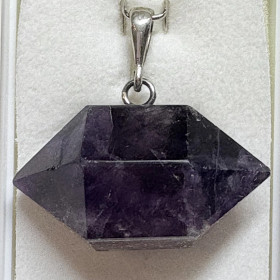 Ametisti riipus kaksikärkinen