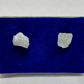 Korvakorut selestiitti enkelikivi kide nappikorvakorut  SEL5