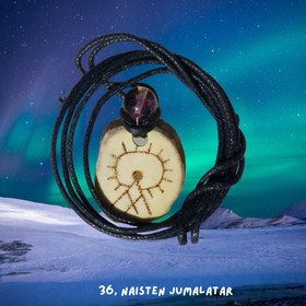 Riipus poronsarvi ja ametisti NAISTEN JUMALATAR 36