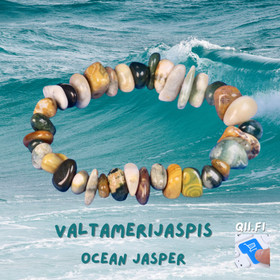 Rannekoru valtamerijaspis sipsi, silikoninauhassa