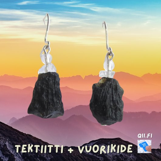 Korvakorut tektiitti ja vuorikide, sirompi S