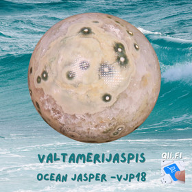 Kivipallo valtamerijaspis  n. 3cm 35g. VPJ18, VPJ20  