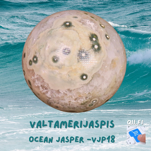 Kivipallo valtamerijaspis  n. 3cm 35g. VPJ18, VPJ20  