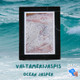 Riipus valtamerijaspis  3x4cm porattu laattamainen. nro 4