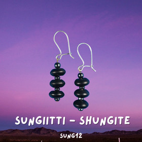 Korvakorut sungiitti  ja hematiitti SUNG12