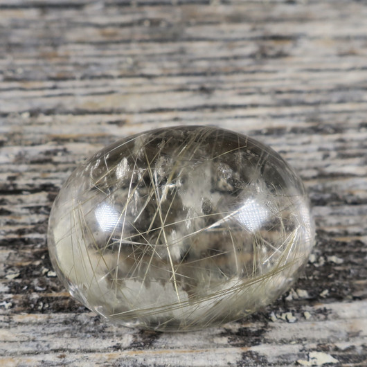 Kapussi rutiilikvartsi 18x23x12mm  ovaali cabochon nro M