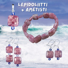 Korvakorut lepidoliitti ja ametisti LIISA2