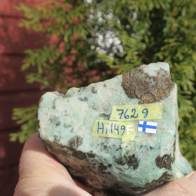 Aventuriini vihreä raaka  762g  Luosto Suomi Hi149F