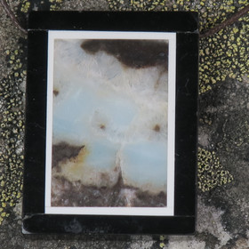 Riipus valtamerijaspis 3x4cm porattu nro2