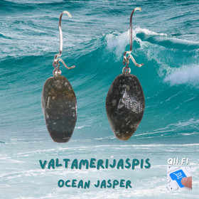 Korvakorut valtamerijaspis tummanvihreä kierrehelmi nro oce3