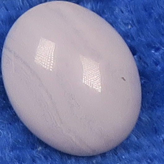 Kapussi kalsedoni, vaaleansininen 8x10mm 