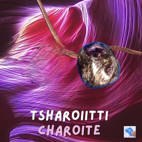 Riipus tsharoiitti rumpuhiottu porattu