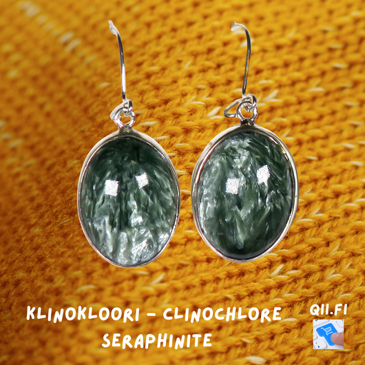 Hopeakorvakorut klinokloori ovaali. 16ko2