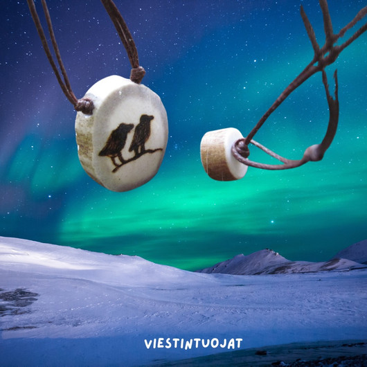 Riipus poronsarvi polttokaiverrettu VIESTINTUOJAT 