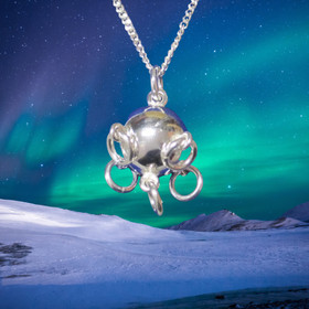 Hopeariipus komsiopallo 16mm