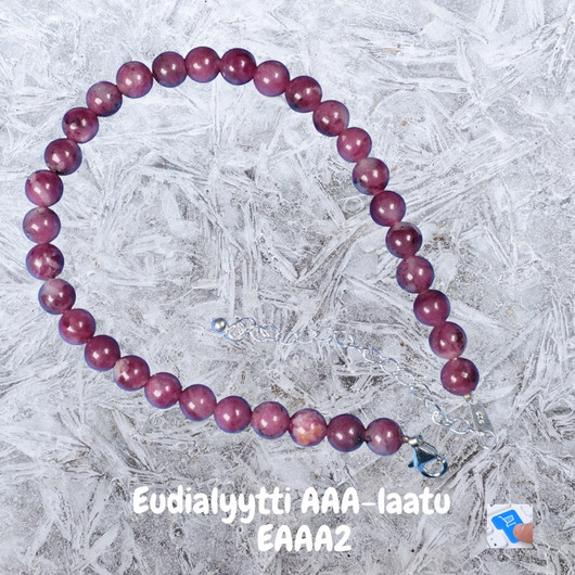 Rannekoru eudialyytti AAA-laatu, 20-25cm. EAAA2