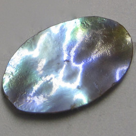 Kapussi pauasimpukka 10x15mm ovaali cabochon