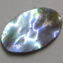 Kapussi pauasimpukka 10x15mm ovaali cabochon