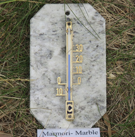 Lämpömittari marmori 13x8cm. MAR-P  2.laatu