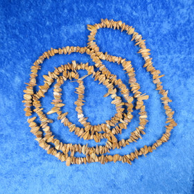  Kaulahelmet ruskea jaspis 86cm pitkät, siro sipsimalli