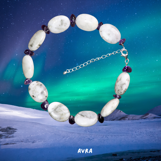 Rannekoru lumikvartsi pyriitti ja ametisti AVRA