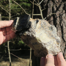 Pegmatiitti 1695g spodumeeni, biotiitti ym Haapaluoma Hi68s3