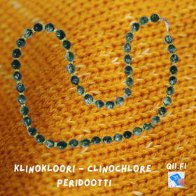 Helmet klinokloori serofiniitti ja peridootti 53cm klipe1