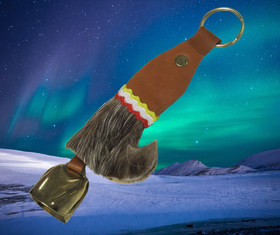 Avaimenperä poronkarvakenkä ja kilikello