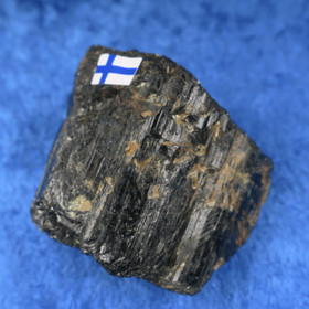 Musta turmaliinikide Schörl 91g Suomi Hi136T2