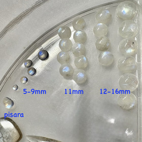 Kapussi kuukivi pyöreä.  Valitse koko 5-16mm