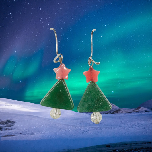 Korvakorut aventuriini kuusi, kvartsiitti tähti JOU6