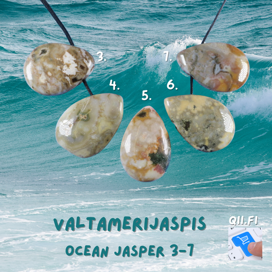 Riipus valtamerijaspis porattu nro 3-7. Valitse
