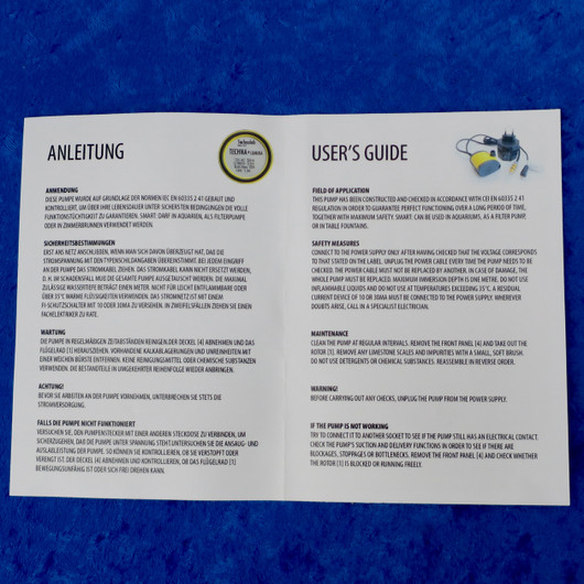 Suihkulähdepumppu 320L/H Technolab