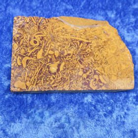  Limoniitti siivu ruskeankirjava 60g 70x46x8mm Hi147a 