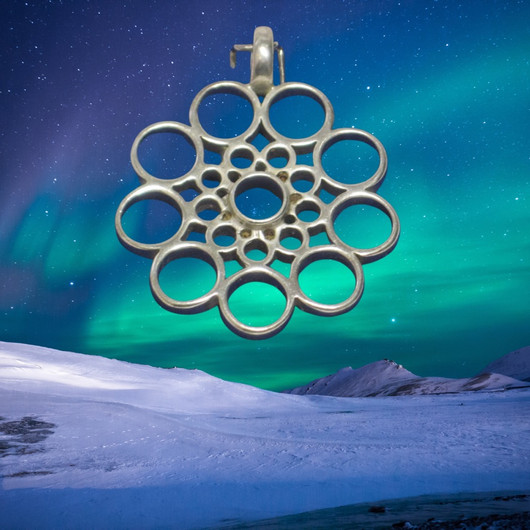 Hopeariipus retro kukka 