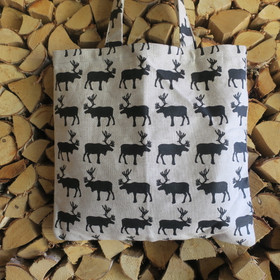 Ostoskassi porot, pellavaa OKA4