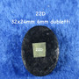 Eudialyytti kapussi cabochon dubletti nro 22D
