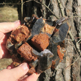 Morioni ja kalimaasälpä kidesykerö 1849g Uhlu. Hi72sy2