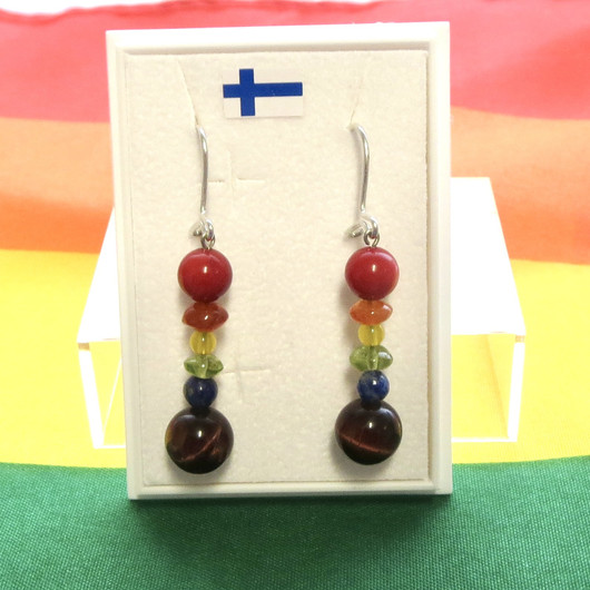  Pride kivikorvakorut pitkät n 3cm