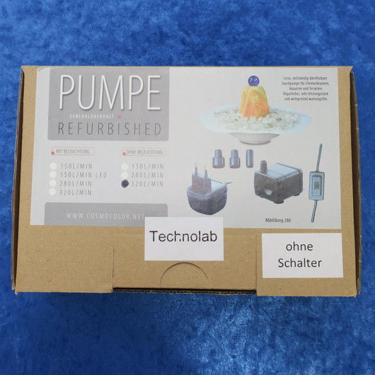 Suihkulähdepumppu 320L/H Technolab