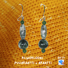 Korvakorut klinokloori, puuakaatti ja akaatit. 16ko7