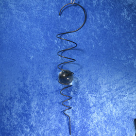  Lasipallo 55mm,  metallispiraalissa