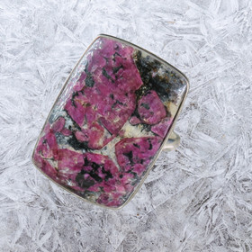 Hopeasormus eudialyytti 24mm nro1