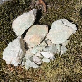 Amatsoniitti raakapaloja 5kg tukkuhintaan