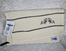 Pyyhe/ pefletti/ retkipyyhe kallioporot koivu, pellavafroteeta 35x45cm