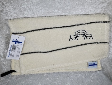 Pyyhe/ pefletti/ retkipyyhe kallioporot koivu, pellavafroteeta 35x45cm