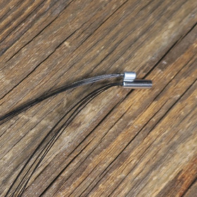 Riipusnauha musta 5-kertainen nailonnauha magneettilukolla